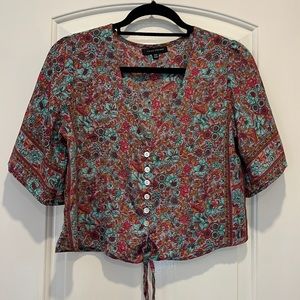 Karma Highway floral blouse